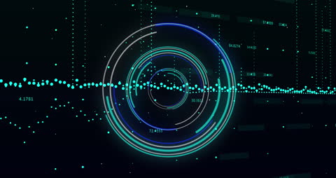 Futuristic Digital Scope Analyzing Financial Data