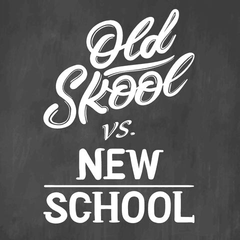 old school vs new school text on transparent background - Download Free Stock Videos Pikwizard.com