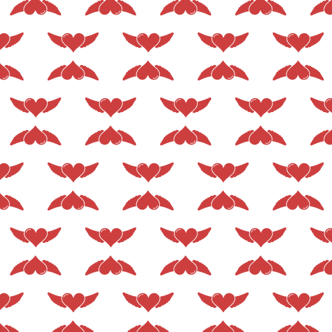 seamless red wings pattern on transparent background vector - Download Free Stock Videos Pikwizard.com