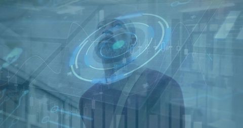 Futuristic Business Vision Concept with African American Professional - Download Free Stock Images Pikwizard.com