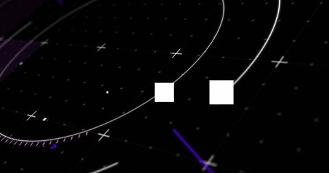Futuristic digital interface with data loading animation