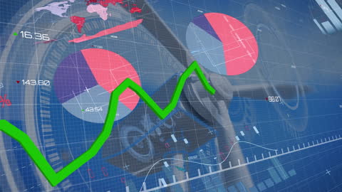 Dynamic Finance and Energy Data Visualization Background