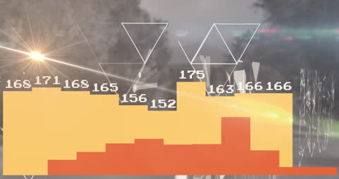 Animated Data Processing with Roadway Imagery for Business Concepts