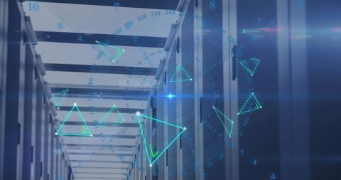 Digital composite technology network in data center