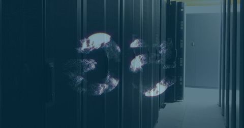 5G Technology in Modern Server Room Environment - Download Free Stock Images Pikwizard.com