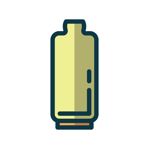 transparent vector yellow bottle icon illustration - Download Free Stock Videos Pikwizard.com