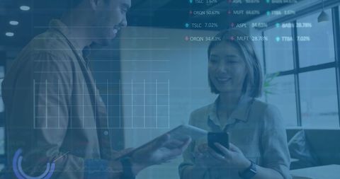 Innovative Financial Data Integration in Modern Office - Download Free Stock Images Pikwizard.com