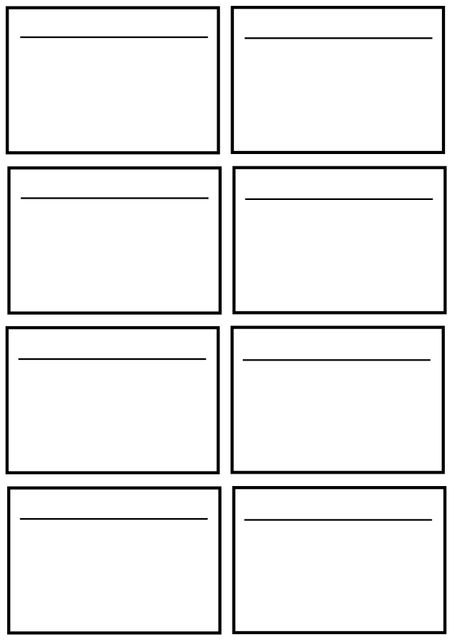 Blank Eight-Panel Comic Strip Template for Creative Projects - Download Free Stock Templates Pikwizard.com