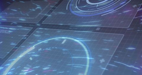 Futuristic Interface with Digital Data Visualization and Scanning - Download Free Stock Images Pikwizard.com