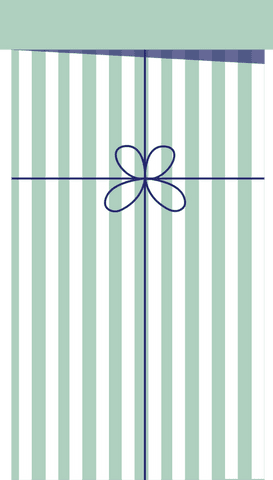 green-white striped abstract design with bow on transparent background - Download Free Stock Videos Pikwizard.com