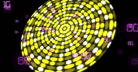 Futuristic 6G Digital Technology Concept