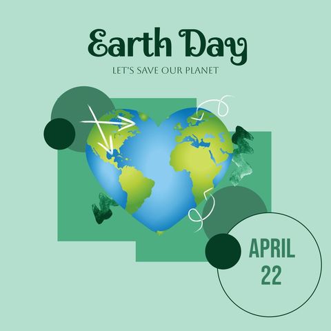 heart-shaped globe for earth day celebration - Download Free Stock Templates Pikwizard.com