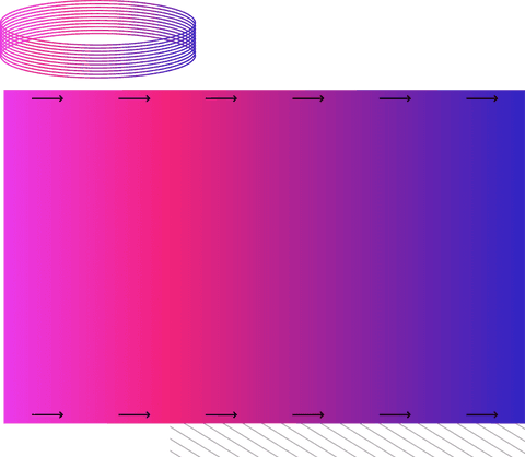 Transparent Torus and Gradient Panel with Arrows and Striped Bar - Download Free Stock Videos Pikwizard.com
