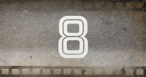vintage number 8 on distressed film texture background - Download Free Stock Images Pikwizard.com