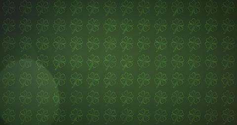 Green Shamrock Pattern on Dark Background for St. Patrick's Day - Download Free Stock Images Pikwizard.com