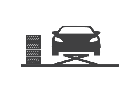 transparent png car lift with tires for auto mechanics - Download Free Stock Videos Pikwizard.com