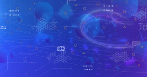 Digital Globe and Scope Animation with Network Connections