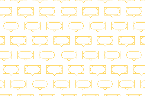 Yellow Speech Bubbles Pattern on Transparent Background - Download Free Stock Videos Pikwizard.com