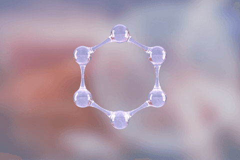 transparent molecule structure vector isolated on background - Download Free Stock Videos Pikwizard.com