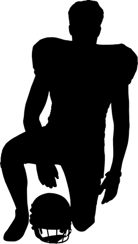 Transparent Silhouette of Male American Football Player in Action - Download Free Stock Videos Pikwizard.com