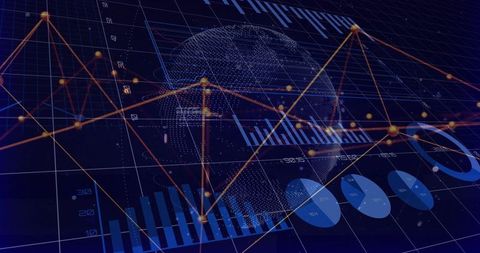 Visualizing Global Data Streams on Neon Holographic Analytics Dashboard with 3D Globe
