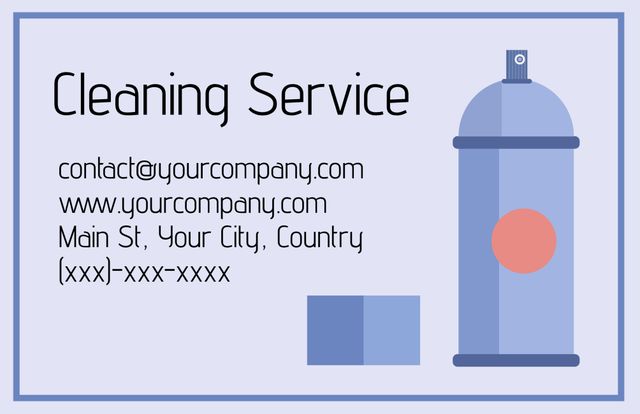 Modern Cleaning Service Flyer Template with Contact Details - Download Free Stock Templates Pikwizard.com