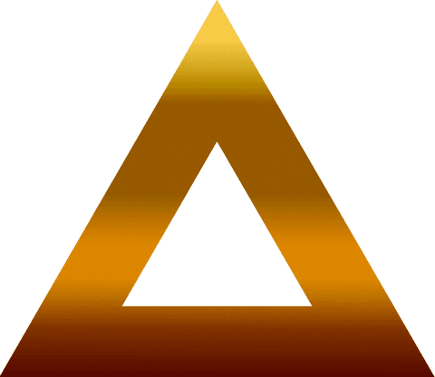 gradient transparent triangle with golden hue - Download Free Stock Videos Pikwizard.com