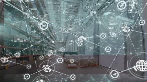 Innovative Technology Overlay in Modern Warehouse