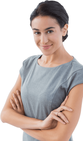 confident smiling businesswoman on transparent background - Download Free Stock Videos Pikwizard.com