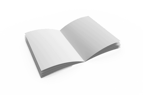 open white notebook on transparent background for design use - Download Free Stock Videos Pikwizard.com
