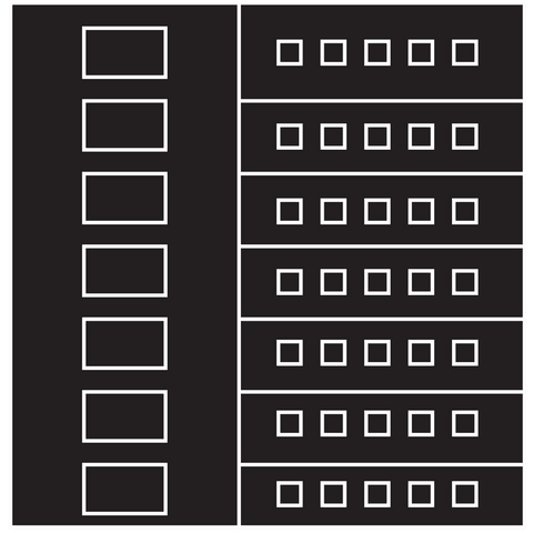 Abstract Geometric Digital Illustration with Transparent Background