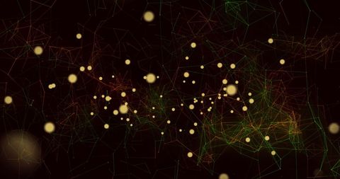 abstract network with glowing bitcoin and dollar symbols - Download Free Stock Images Pikwizard.com