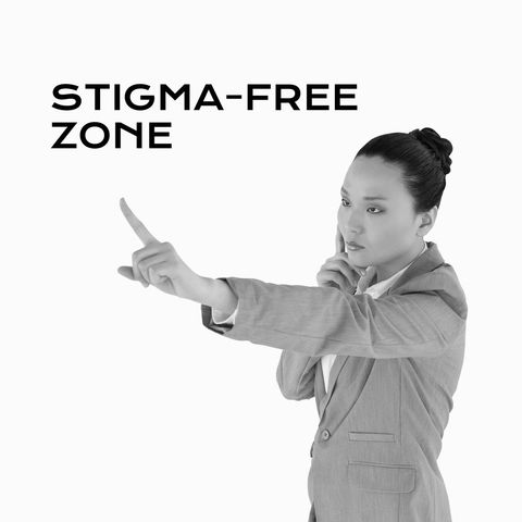 mental health advocacy concept with confident woman - Download Free Stock Templates Pikwizard.com