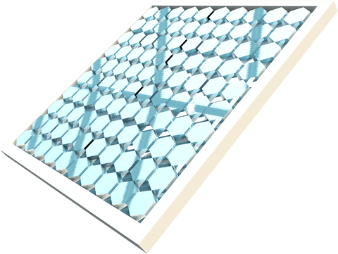 transparent solar panel with hexagon glass design - Download Free Stock Videos Pikwizard.com