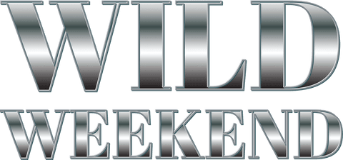 Glossy Metallic Wild Weekend Typography on Transparent Background - Download Free Stock Videos Pikwizard.com