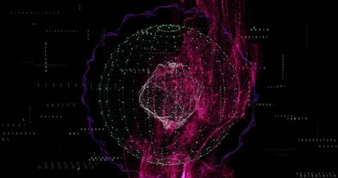 Abstract Visualization of Digital Data Processing in Motion - Download Free Stock Images Pikwizard.com