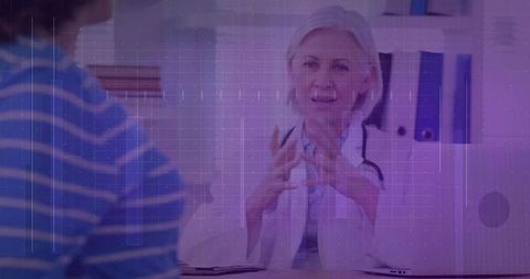 Patient doctor consultation in calm clinic setting