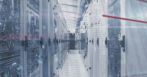 advanced data processing in high-tech server room - Download Free Stock Images Pikwizard.com