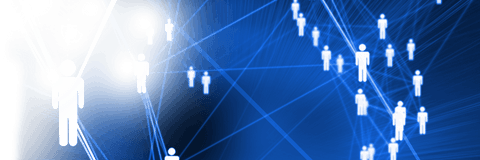 Transparent Blue Network Connections with Human Icons - Download Free Stock Videos Pikwizard.com