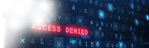 Transparent Overlay with Access Denied Message Amidst Digital Codes - Download Free Stock Videos Pikwizard.com