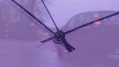 Abstract Purple Light Flare and Blue Graphics in Global Concept