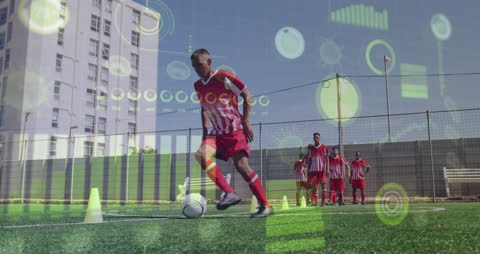 Young Soccer Player Training Data Metrics Visualization