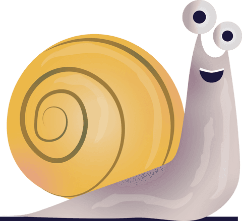 cute cartoon snail smile transparent background - Download Free Stock Videos Pikwizard.com