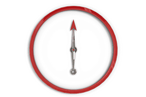 transparent dial with pointer on black background for navigation graphics - Download Free Stock Videos Pikwizard.com
