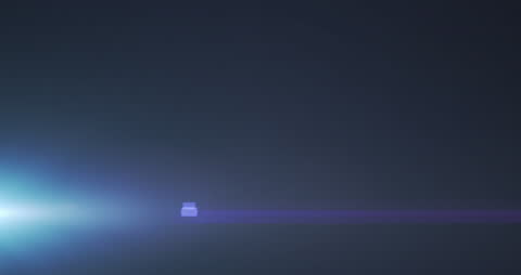 Abstract Light Flares on Black Background