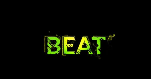 Vibrant Beat Text for Music and Party Themes - Download Free Stock Images Pikwizard.com