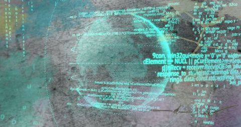 Digital Processing Overlapping Global Connectivity Visual