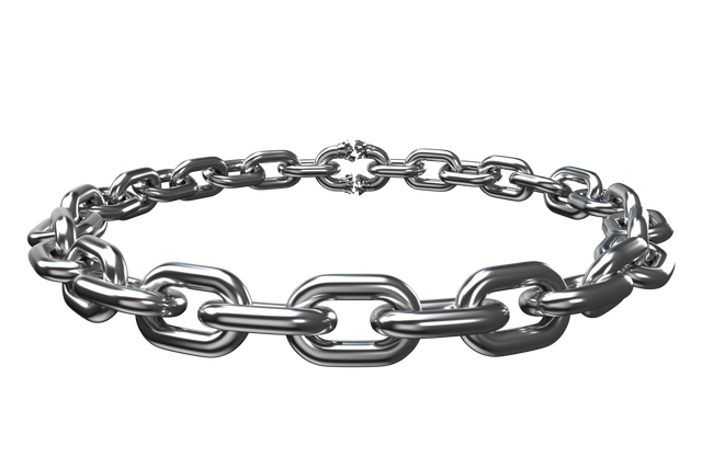 Digital Illustration of Silver Chain on Transparent Background Isolated - Download Free Stock Videos Pikwizard.com