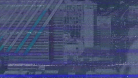 Digital Data Overlay on Urban Metropolis