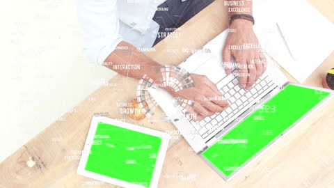 Tech Professional Analyzing Data with Digital Devices